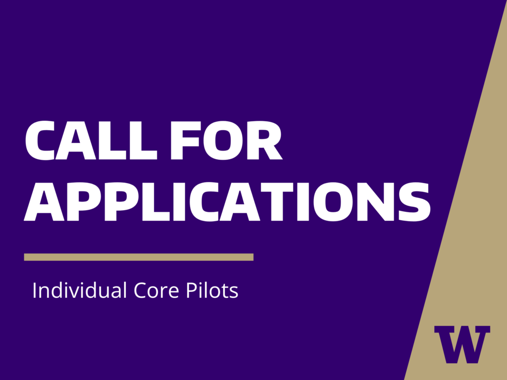 Call for Individual Core Pilots